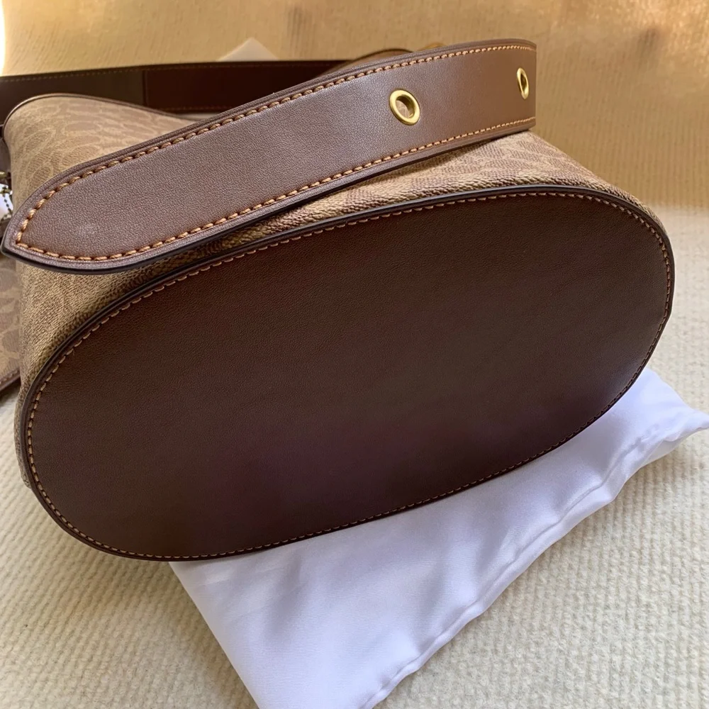 Coach Bleecker Bucket Bag In Signature Canvas